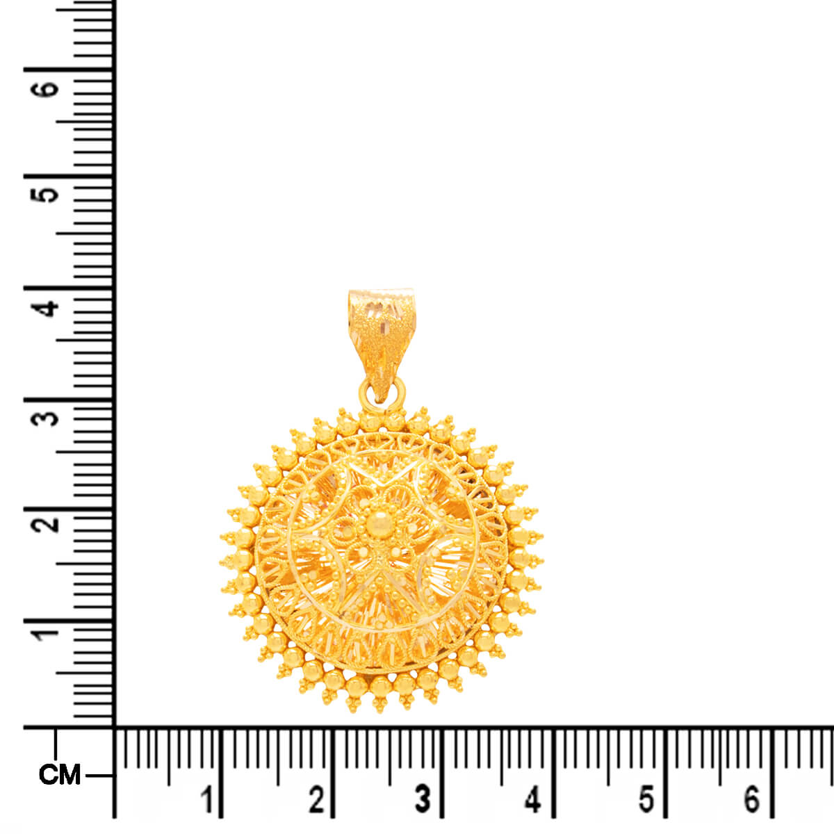 Golden Classical Grace Gold Pendant Set