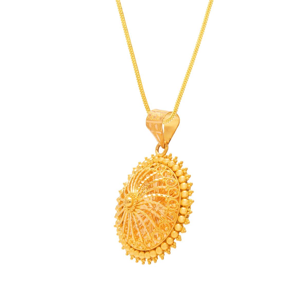 Majestic Grace Gold Pendant Set