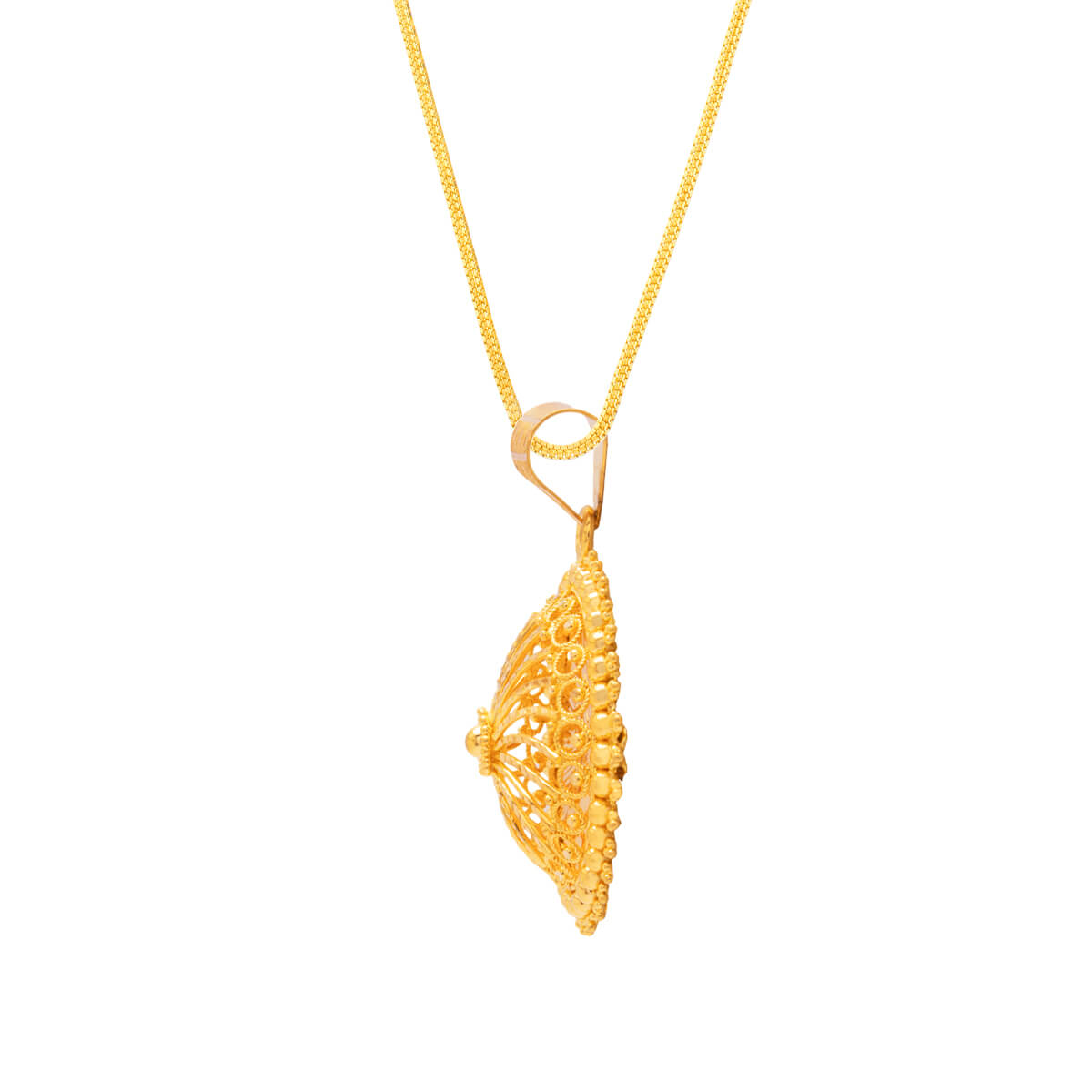 Majestic Grace Gold Pendant Set