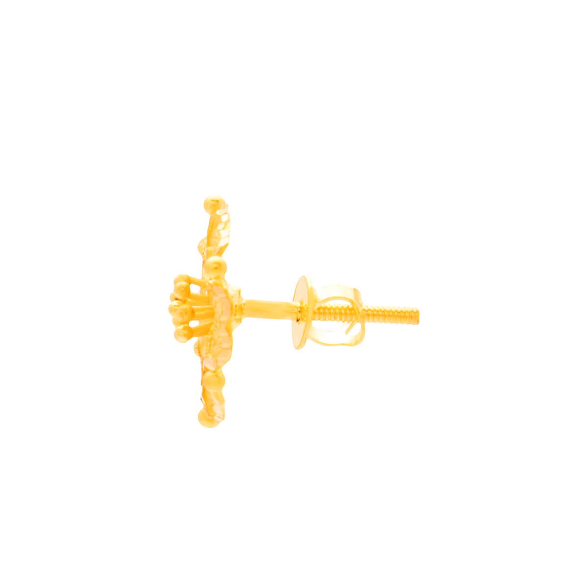 Delicate Daisy Charm Gold Pendant Set