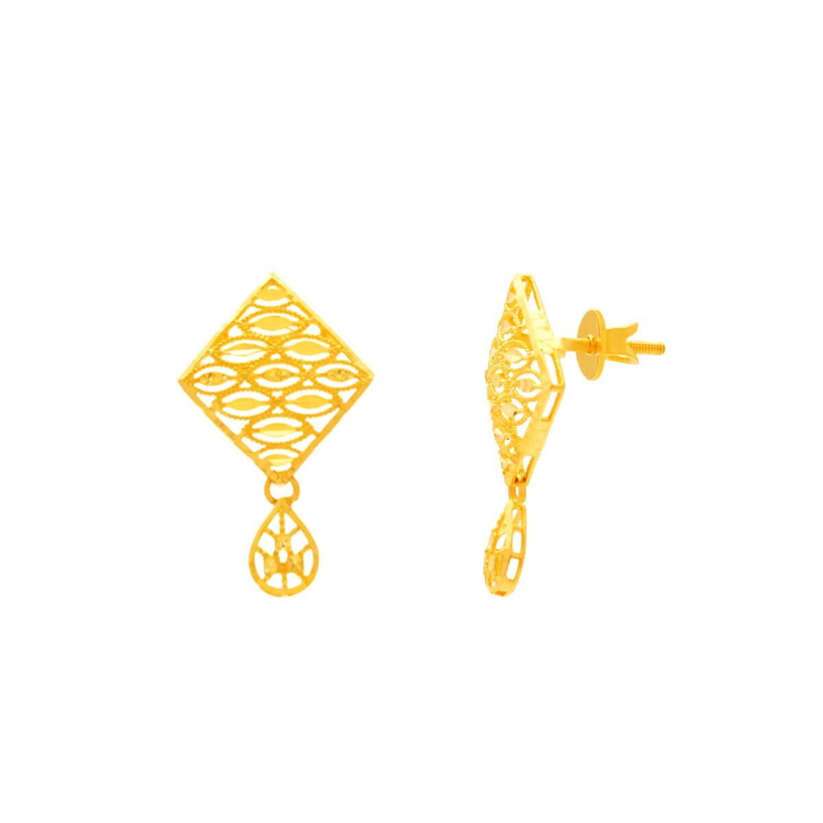 Gold Pendant Set with Graceful Charm