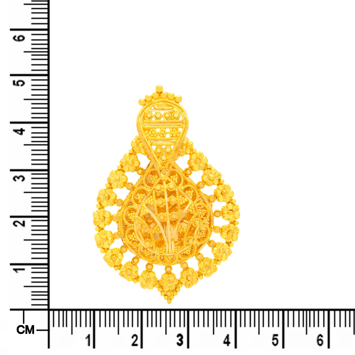 Majestic Gleam Gold Pendant Set