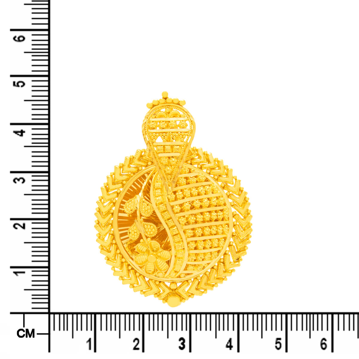 Mesmerizing Charm Gold Pendant Set