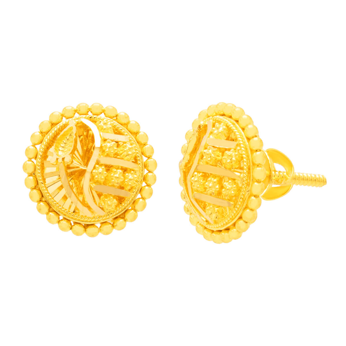 Mesmerizing Charm Gold Pendant Set