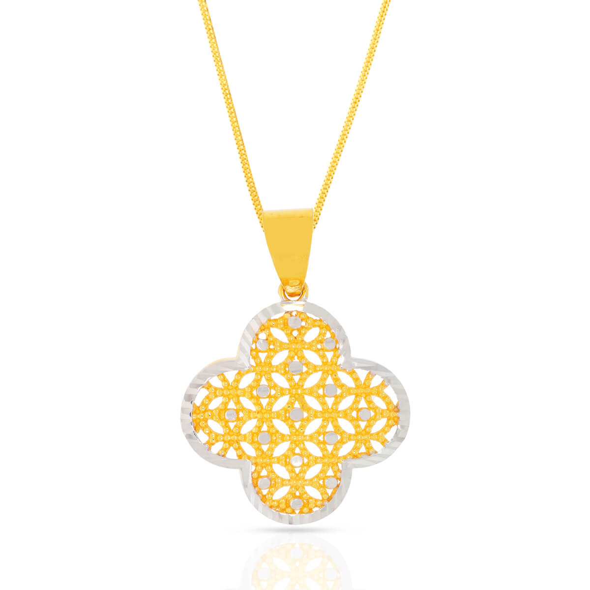 Luxurious Bloom Gold Short Necklace