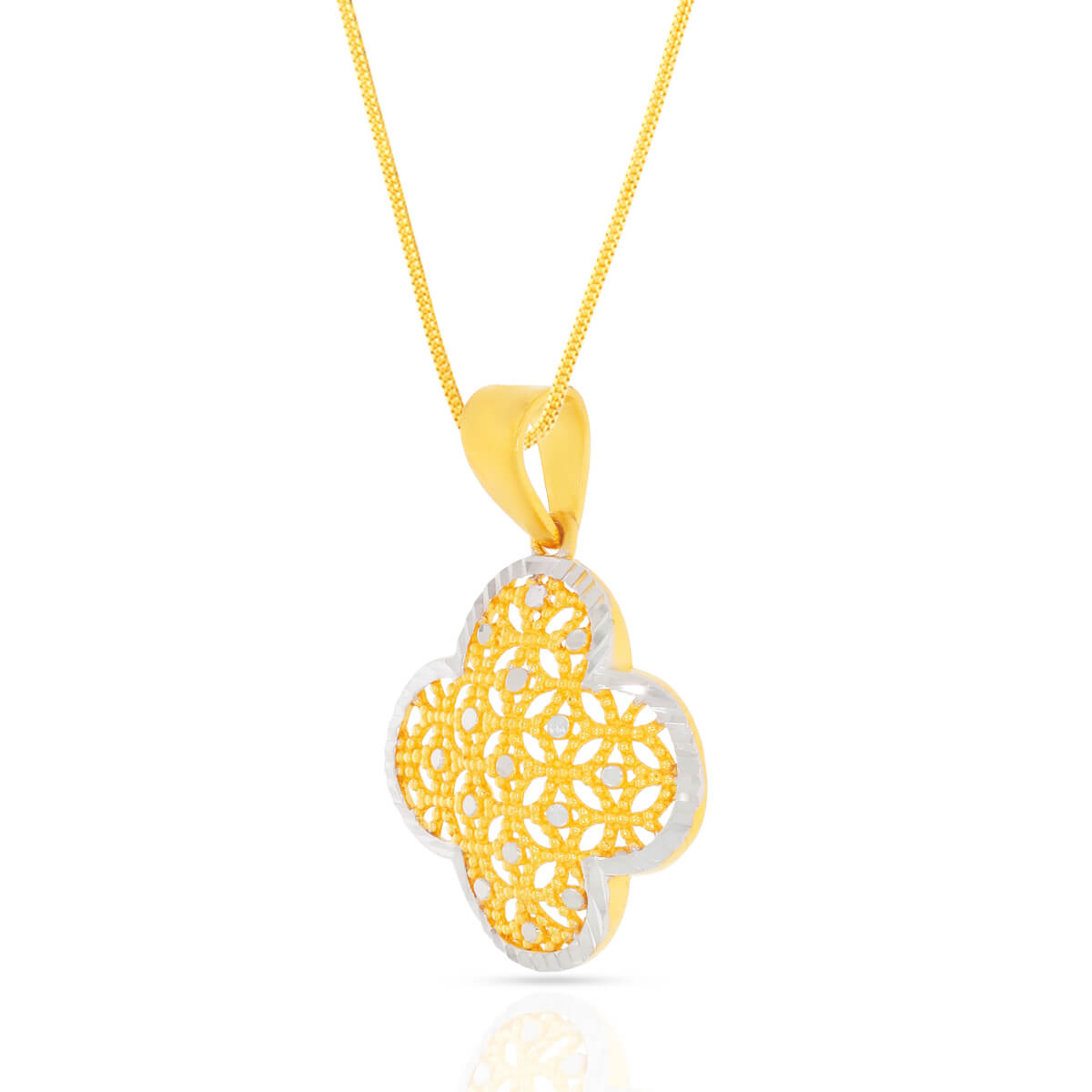 Luxurious Bloom Gold Short Necklace