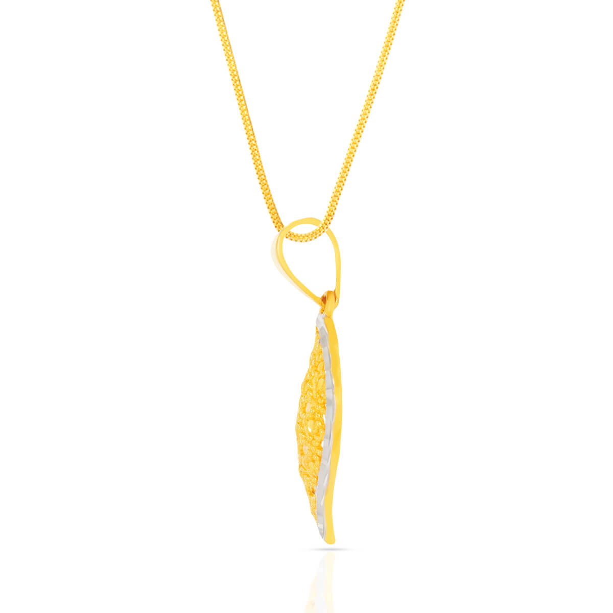 Modern Swirl Gold Pendant Set
