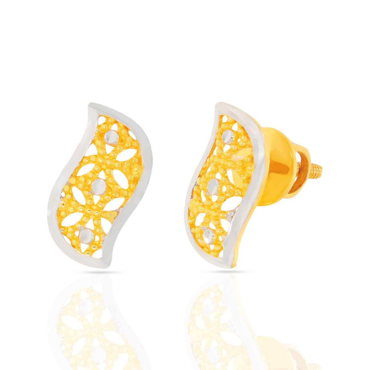 Modern Swirl Gold Pendant Set