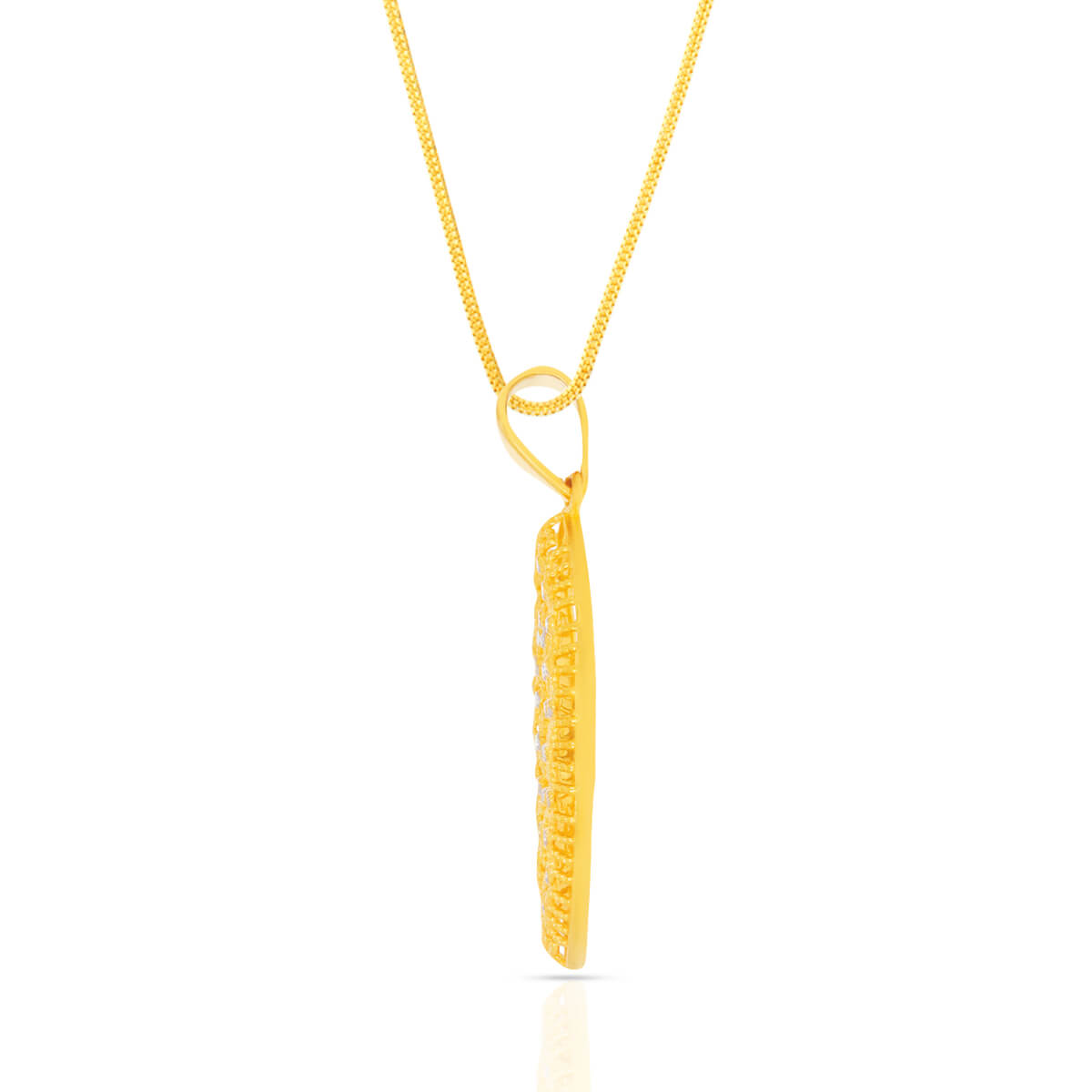 Captivating Shine Gold Pendant Set
