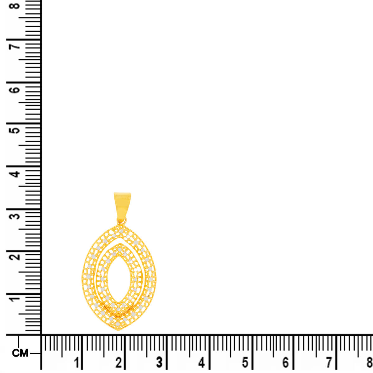 Captivating Shine Gold Pendant Set