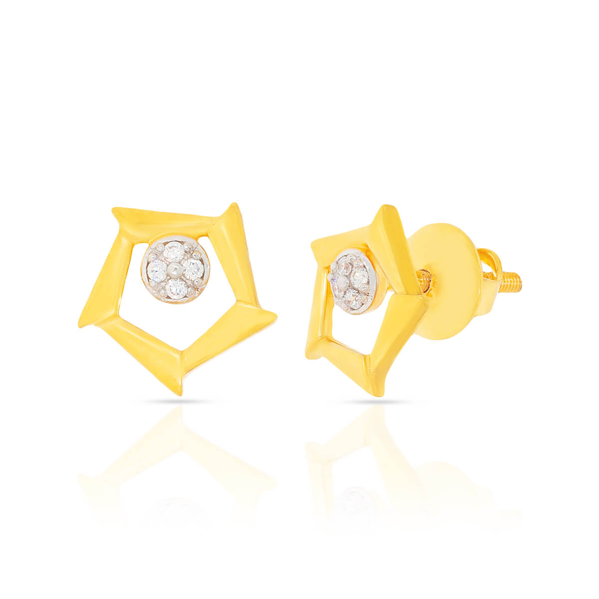Modern Flair Gold Pendant Set