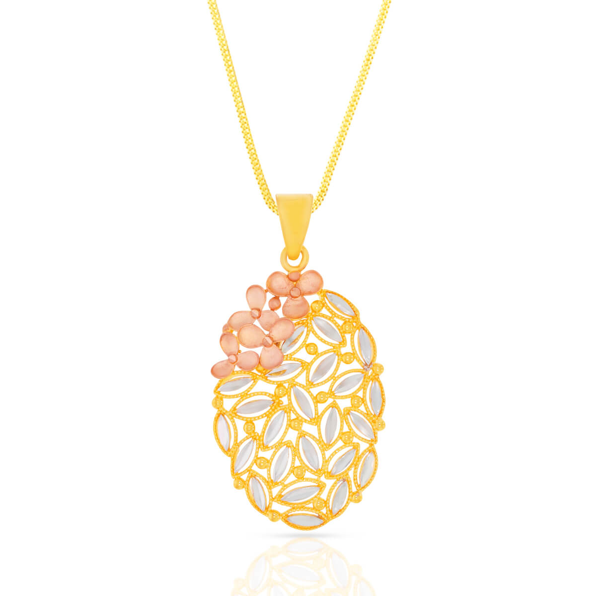 Captivating Charm Gold Pendant Set