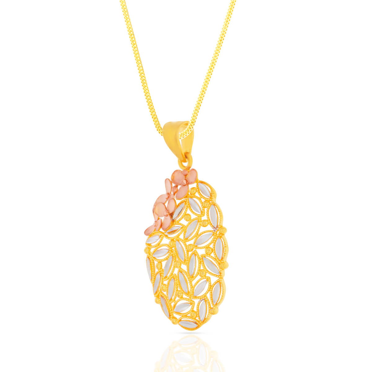 Captivating Charm Gold Pendant Set