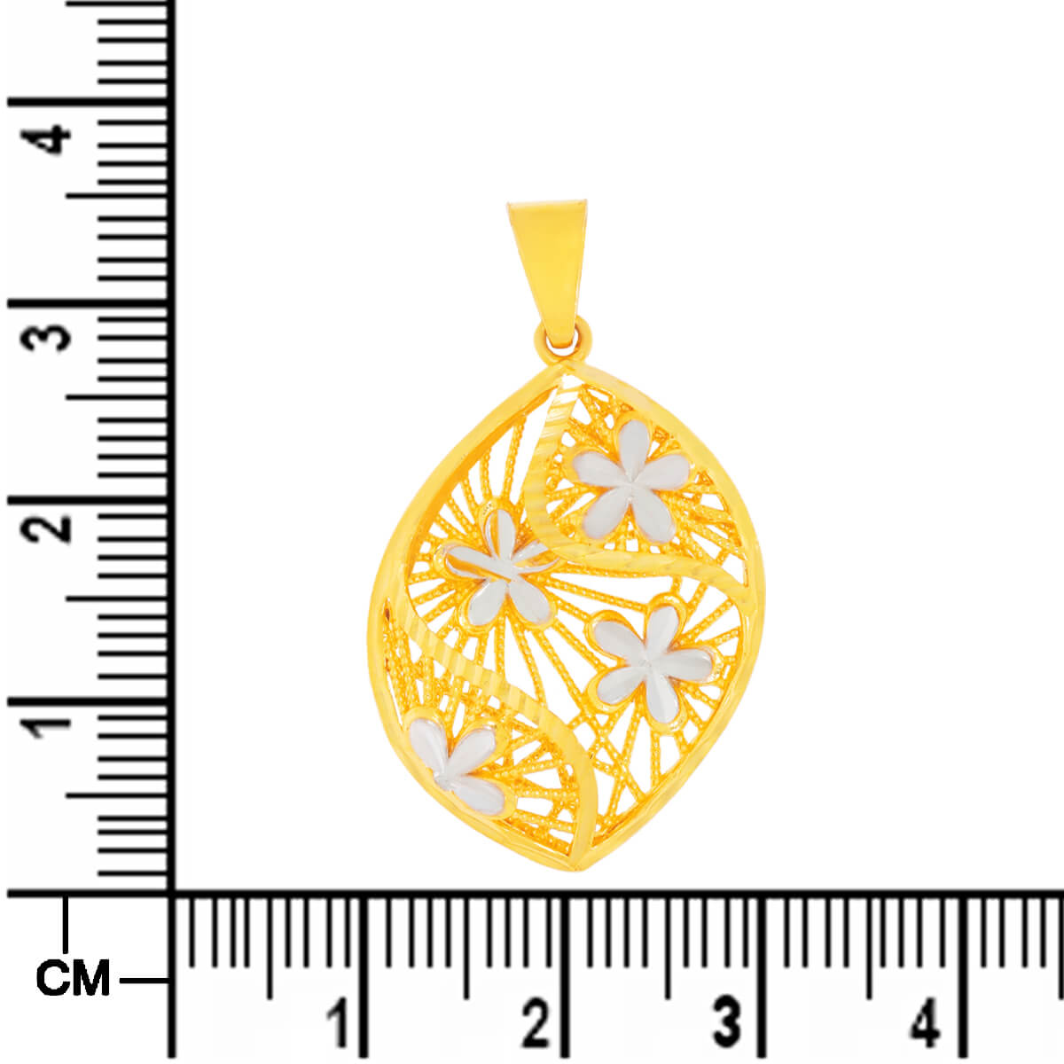 Blooming Charm Gold Pendant Set