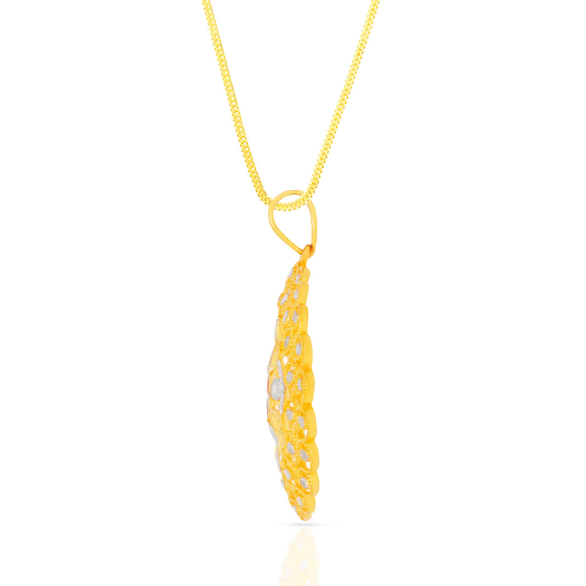 Luxurious Charm Gold Pendant Set