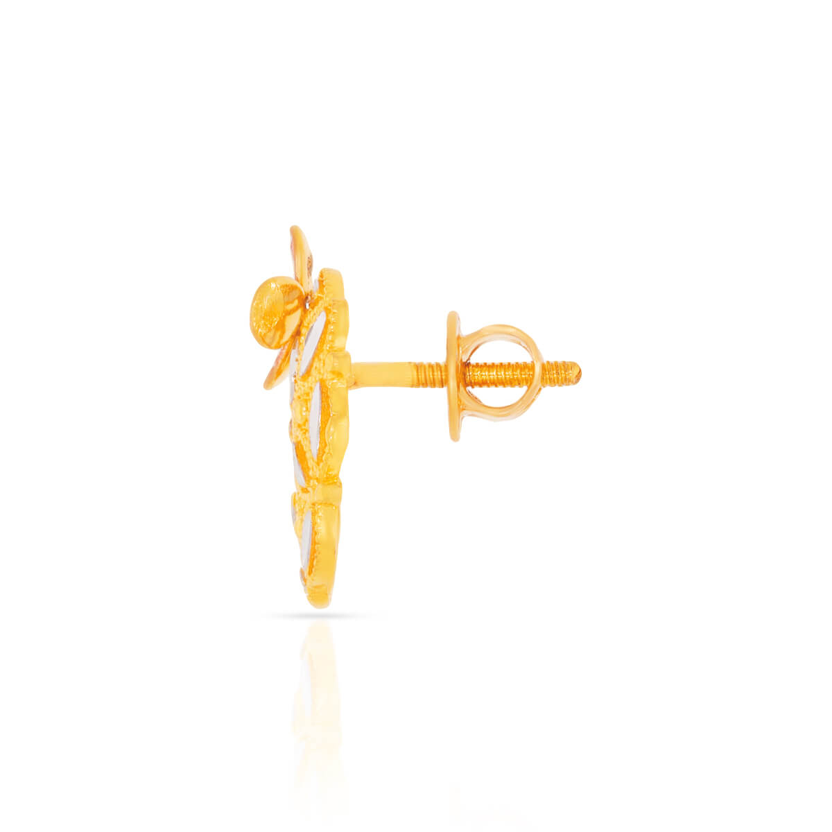 Charming Foliage Bouquet Gold Pendant Set