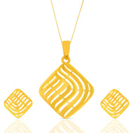 Whimsy Grace Gold Pendant Set