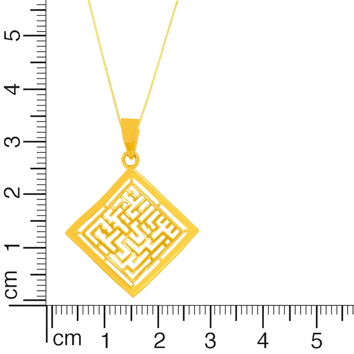Radiance of Charm Gold Pendant Set