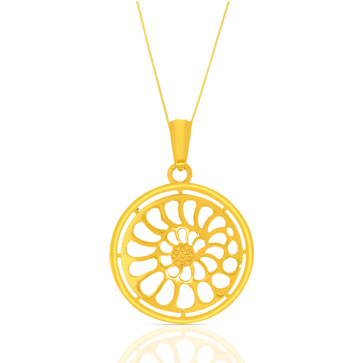 Twirl and Shine Gold Pendant Set