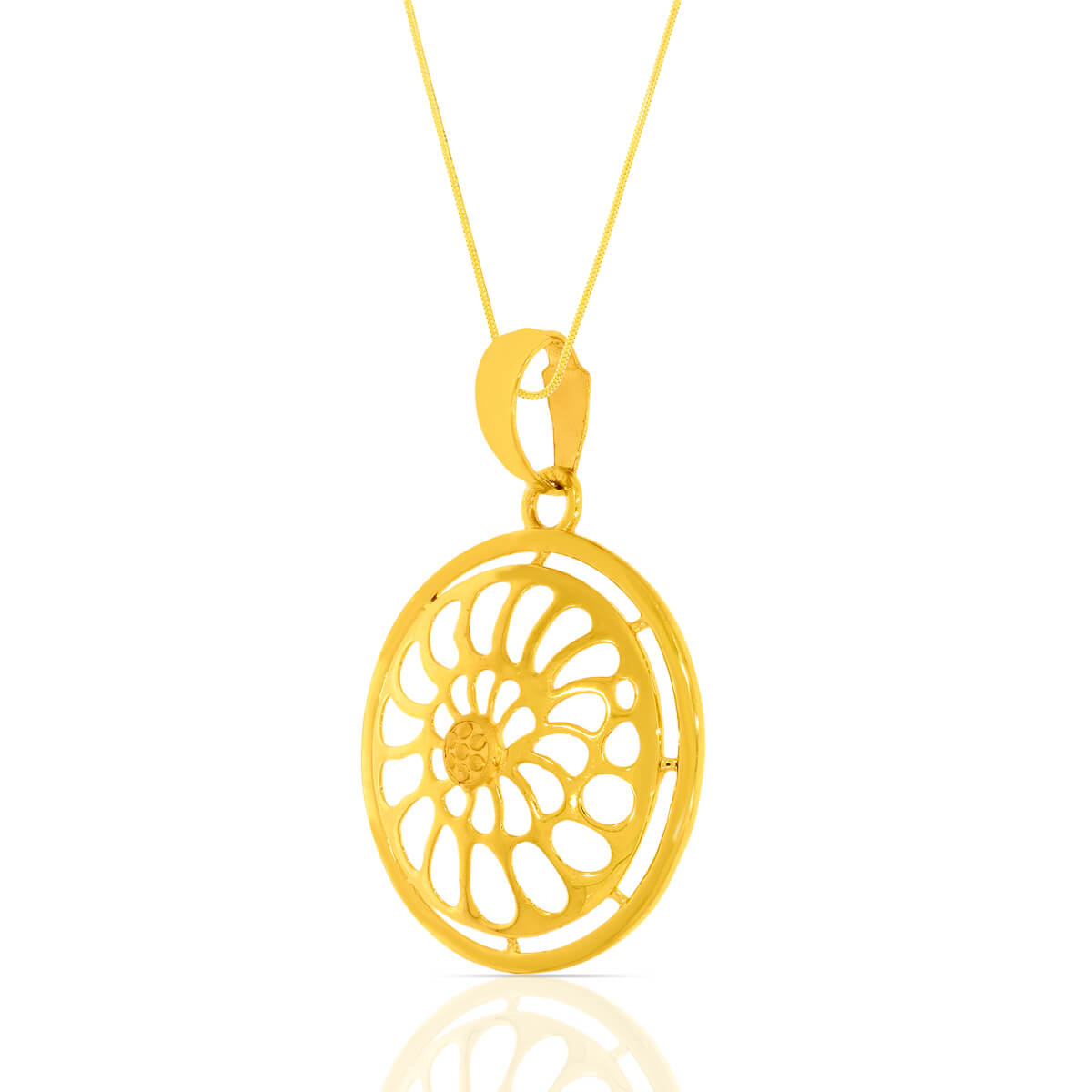 Twirl and Shine Gold Pendant Set