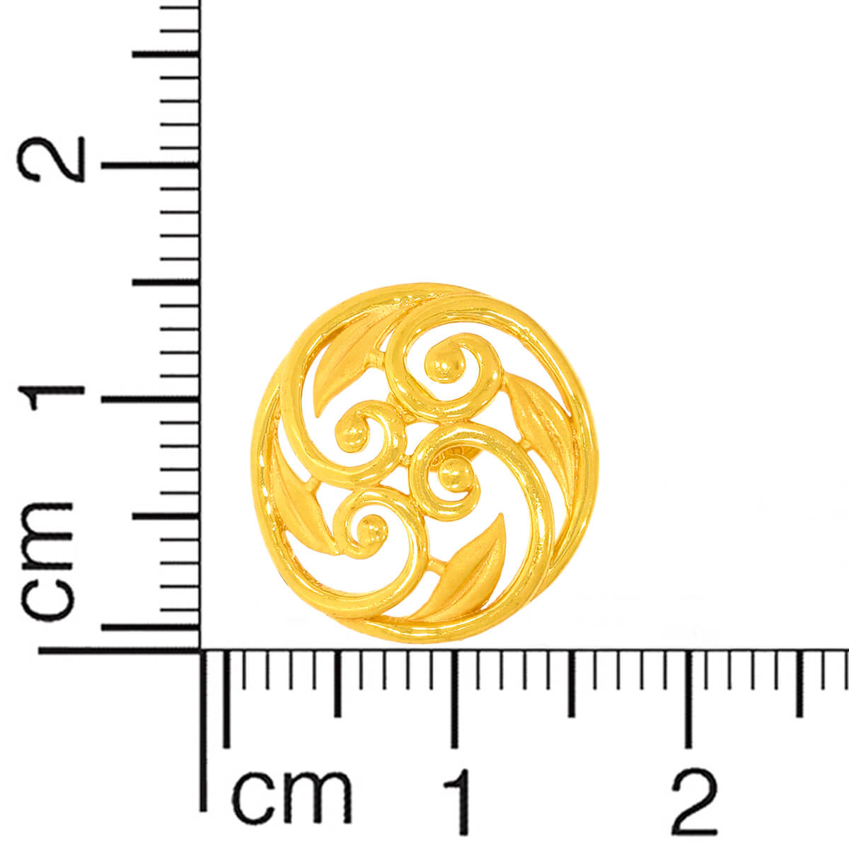 Enigmatic Charm Gold Pendant Set