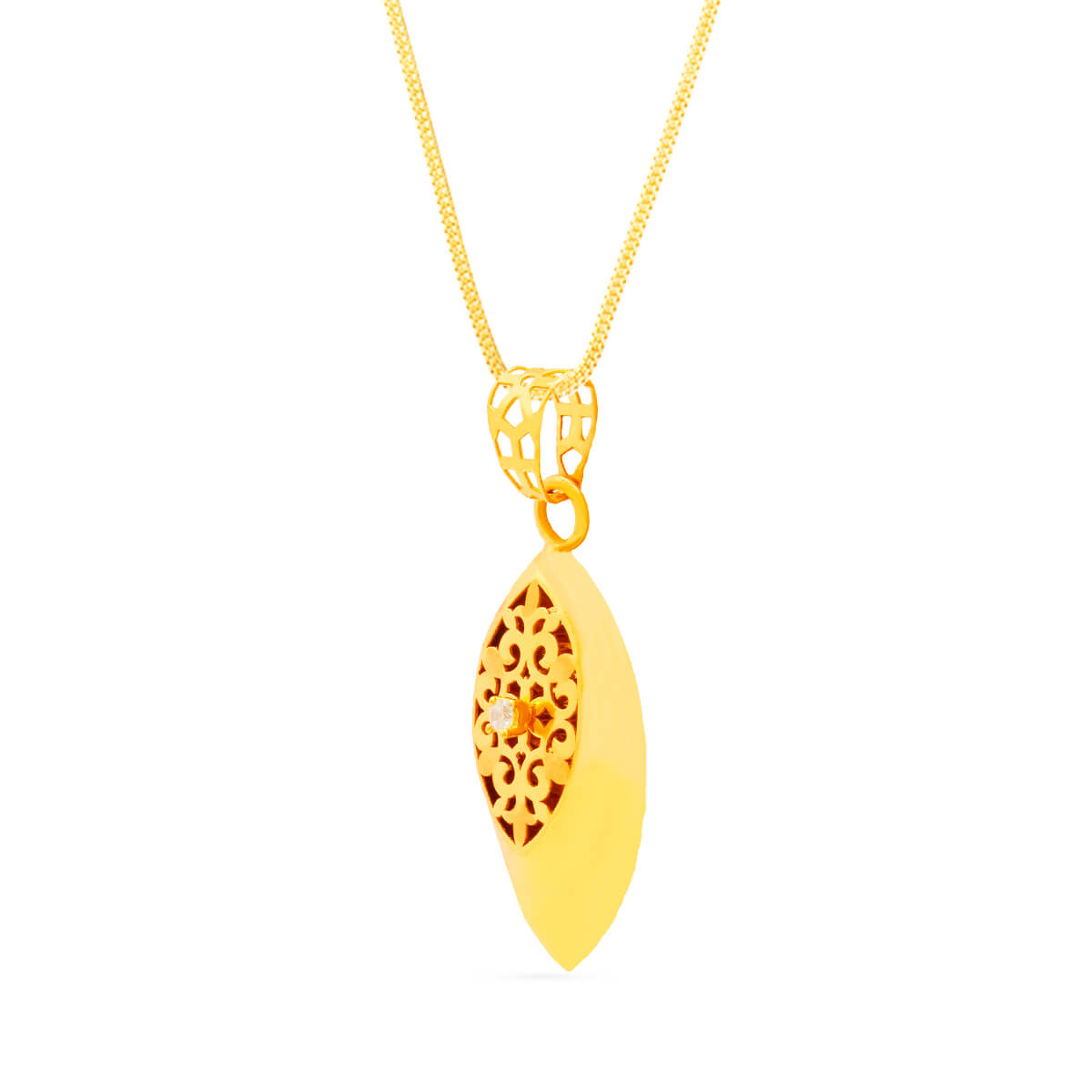 Mystic Shine Gold Pendant Set