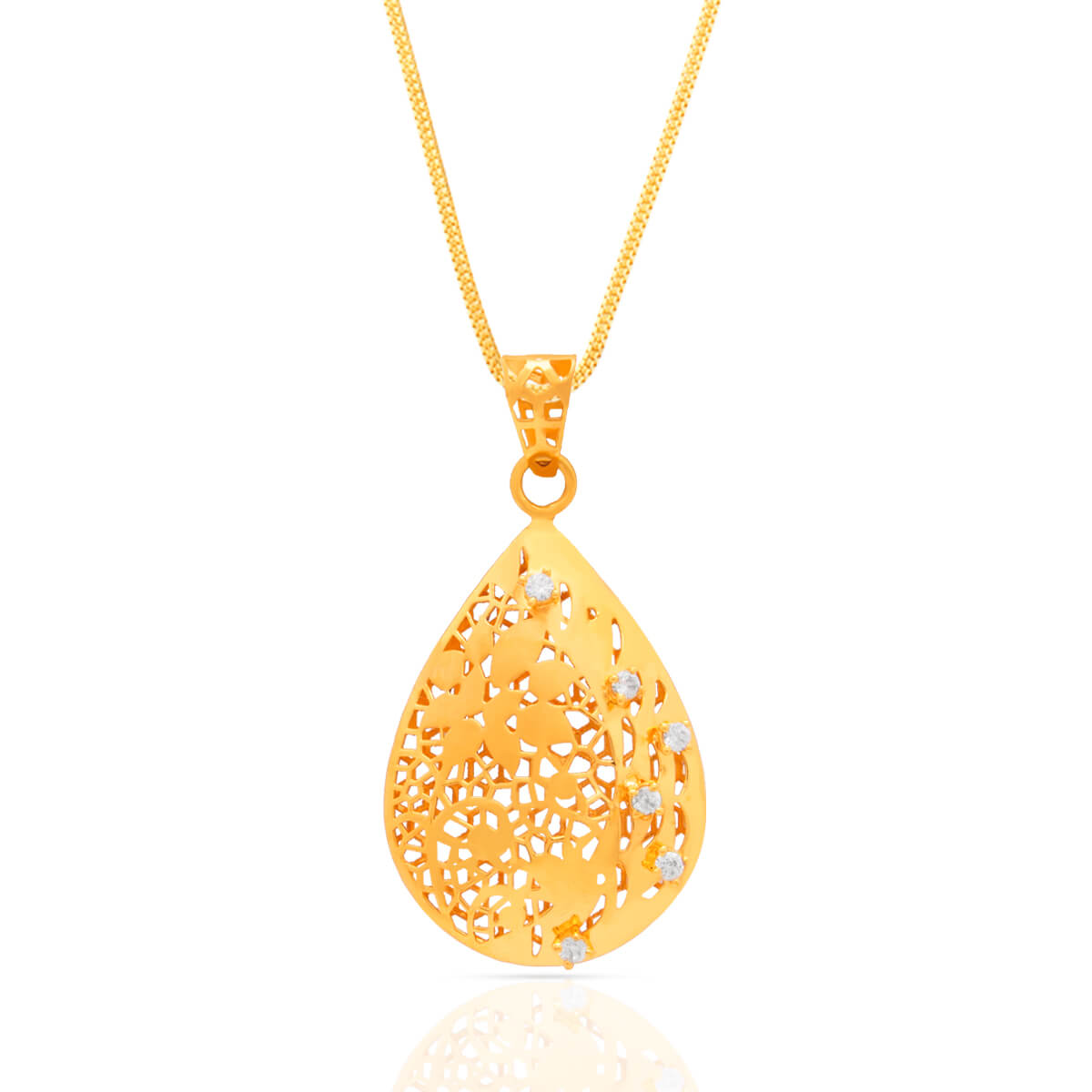 Mystic Radiance Gold Pendant Set