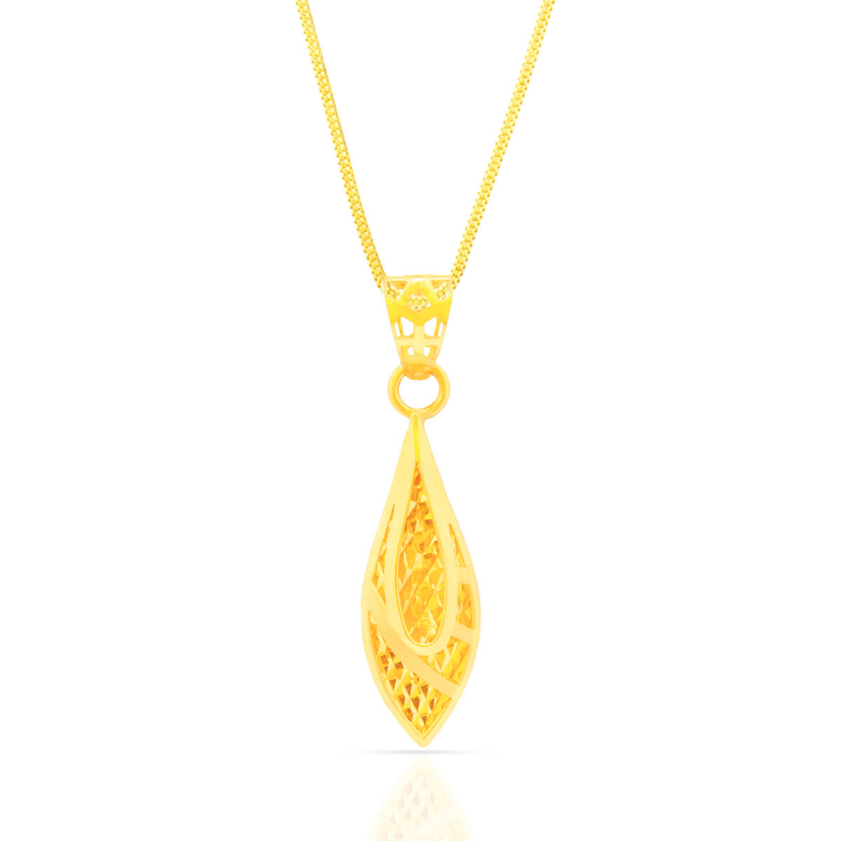 Effortless Elegance Gold Pendant Set