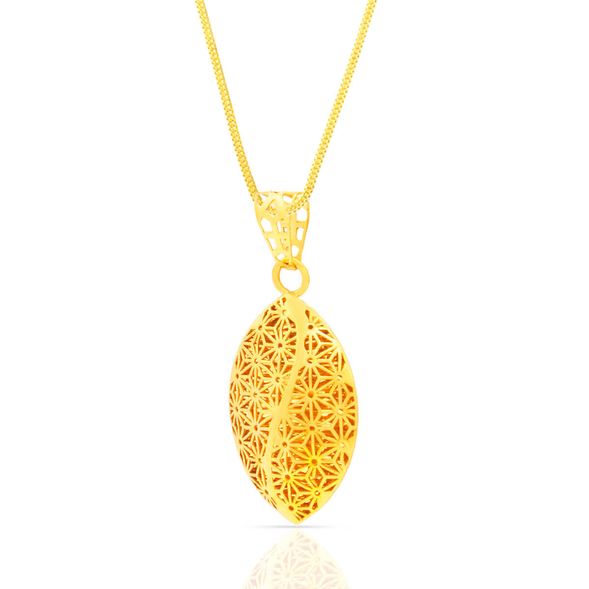 Splendid Charm Gold Pendant Set