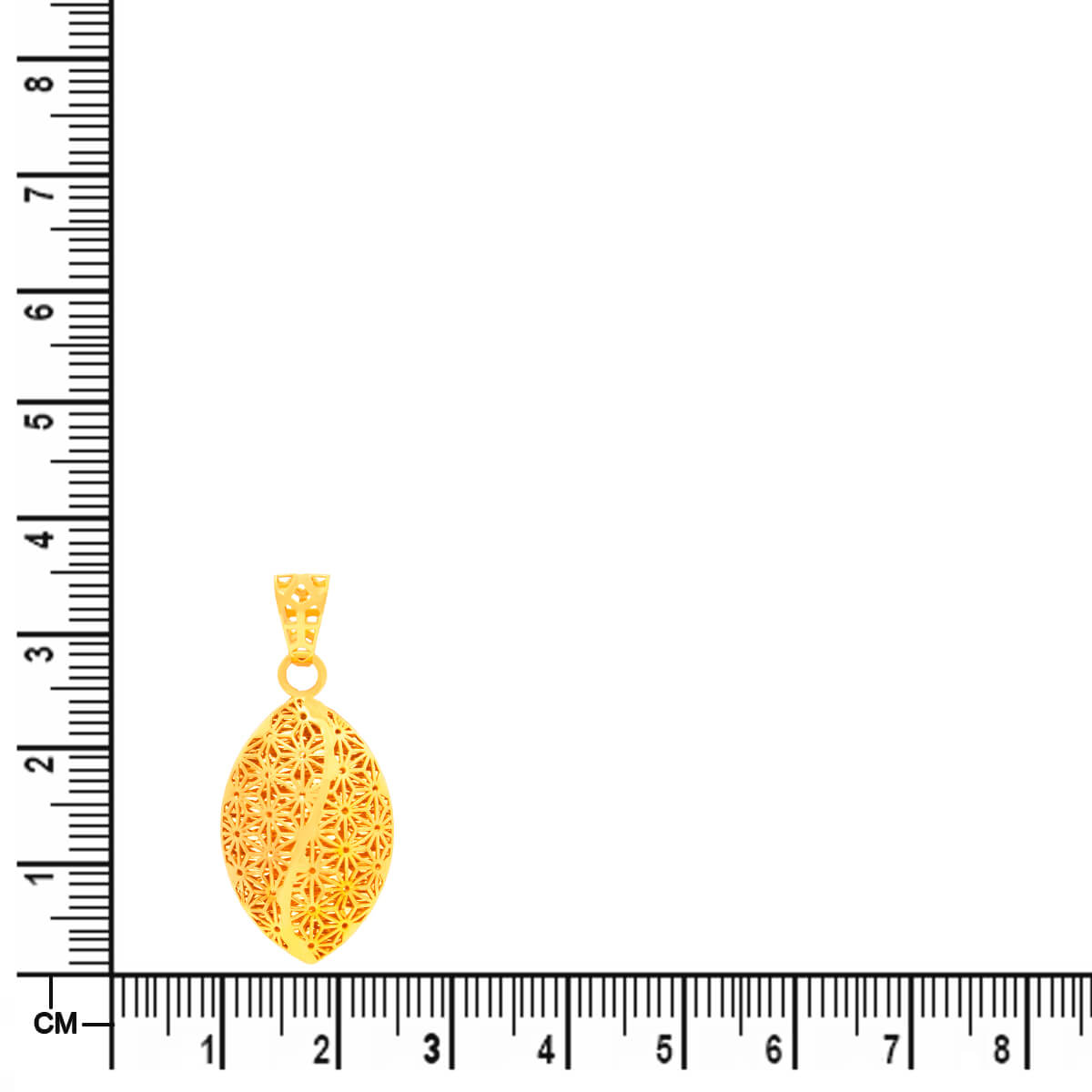 Splendid Charm Gold Pendant Set