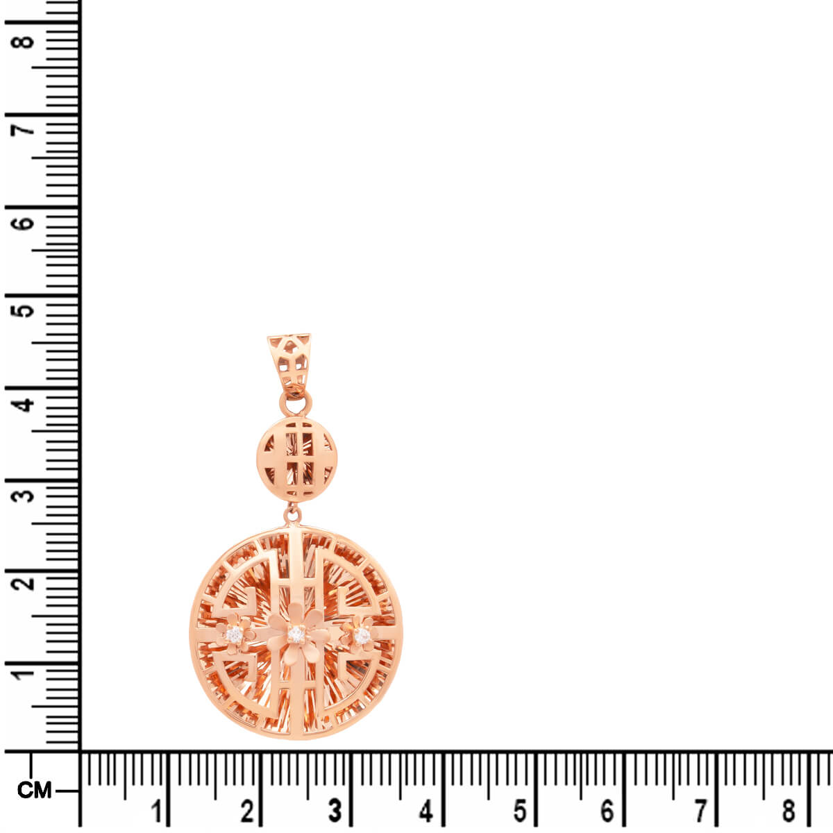 Enigmatic Vibrance Gold Pendant Set