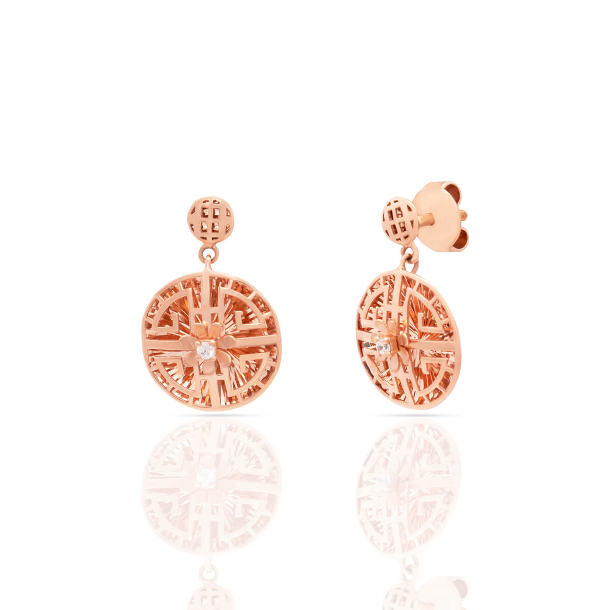 Enigmatic Vibrance Gold Pendant Set