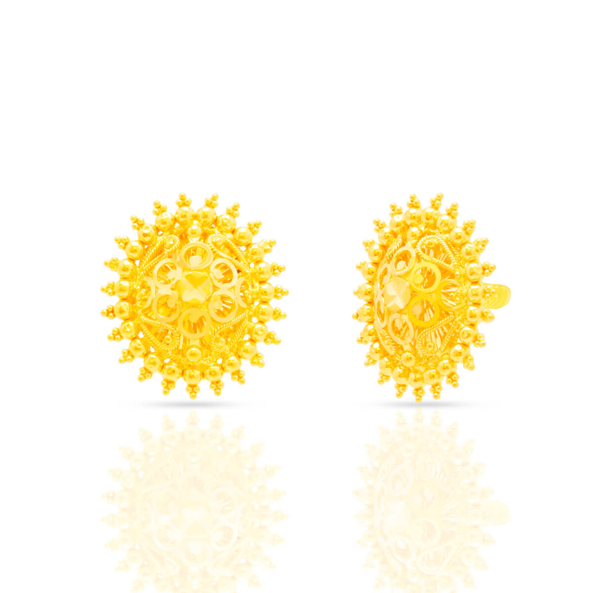 Classic Regal Radiance Gold Pendant Set