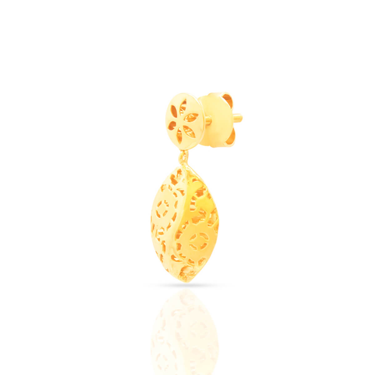 Gracefully Simple Gold Pendant Set