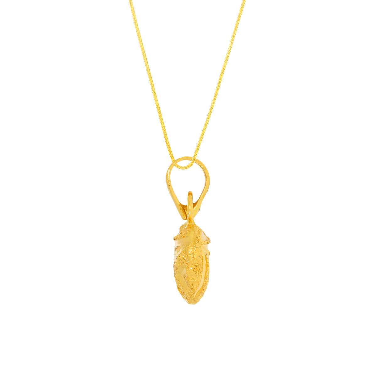 Cheerful Grace Gold Heart Pendant