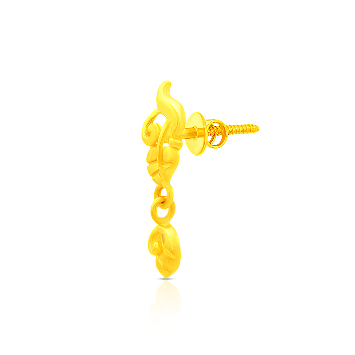 Luxurious Riveting 22K Gold Pendant Set
