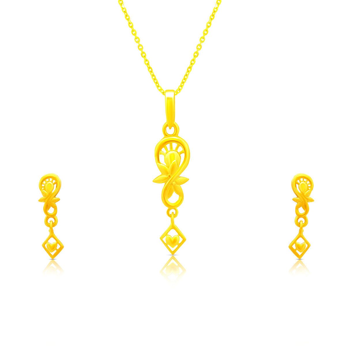 Marvel Glow 22K Gold Pendant Set