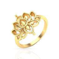 Enchanting Charm Gold Ring for Women
