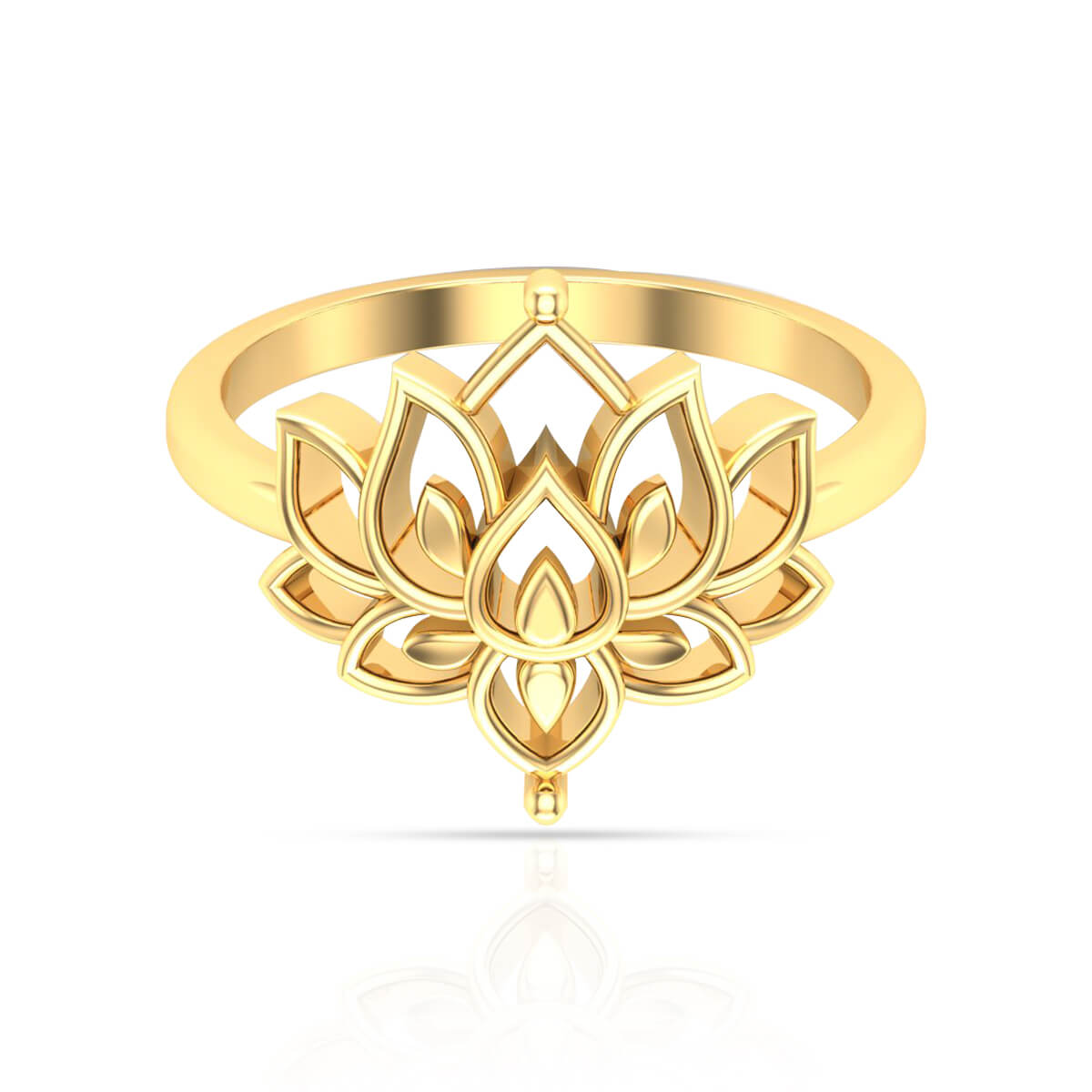 Enchanting Charm Gold Ring for Women