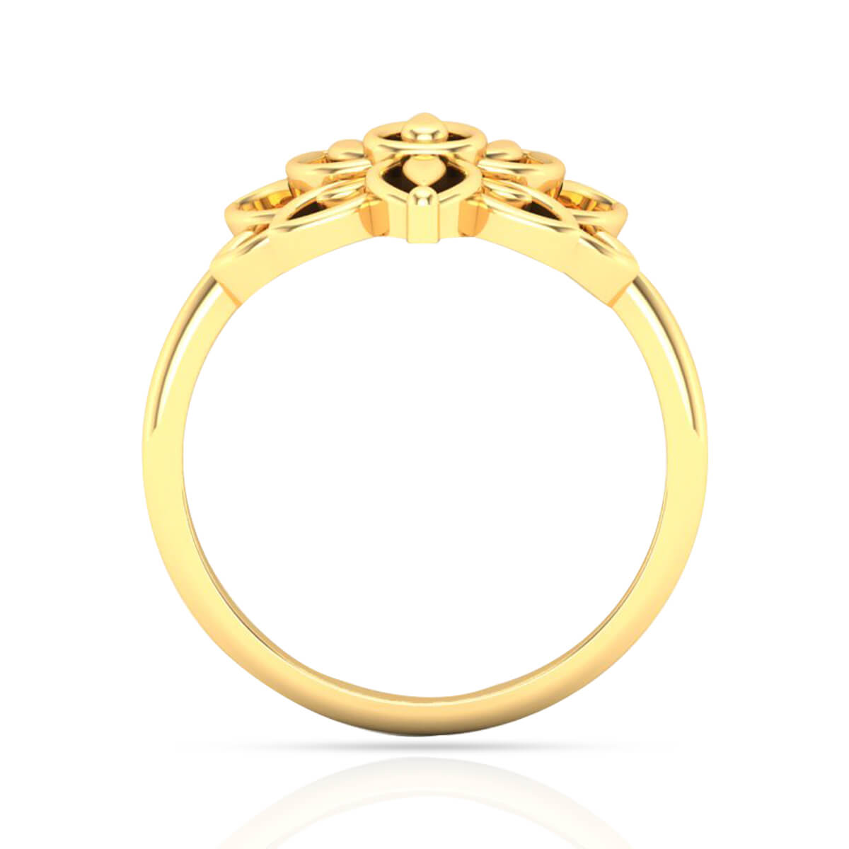 Enchanting Charm Gold Ring for Women