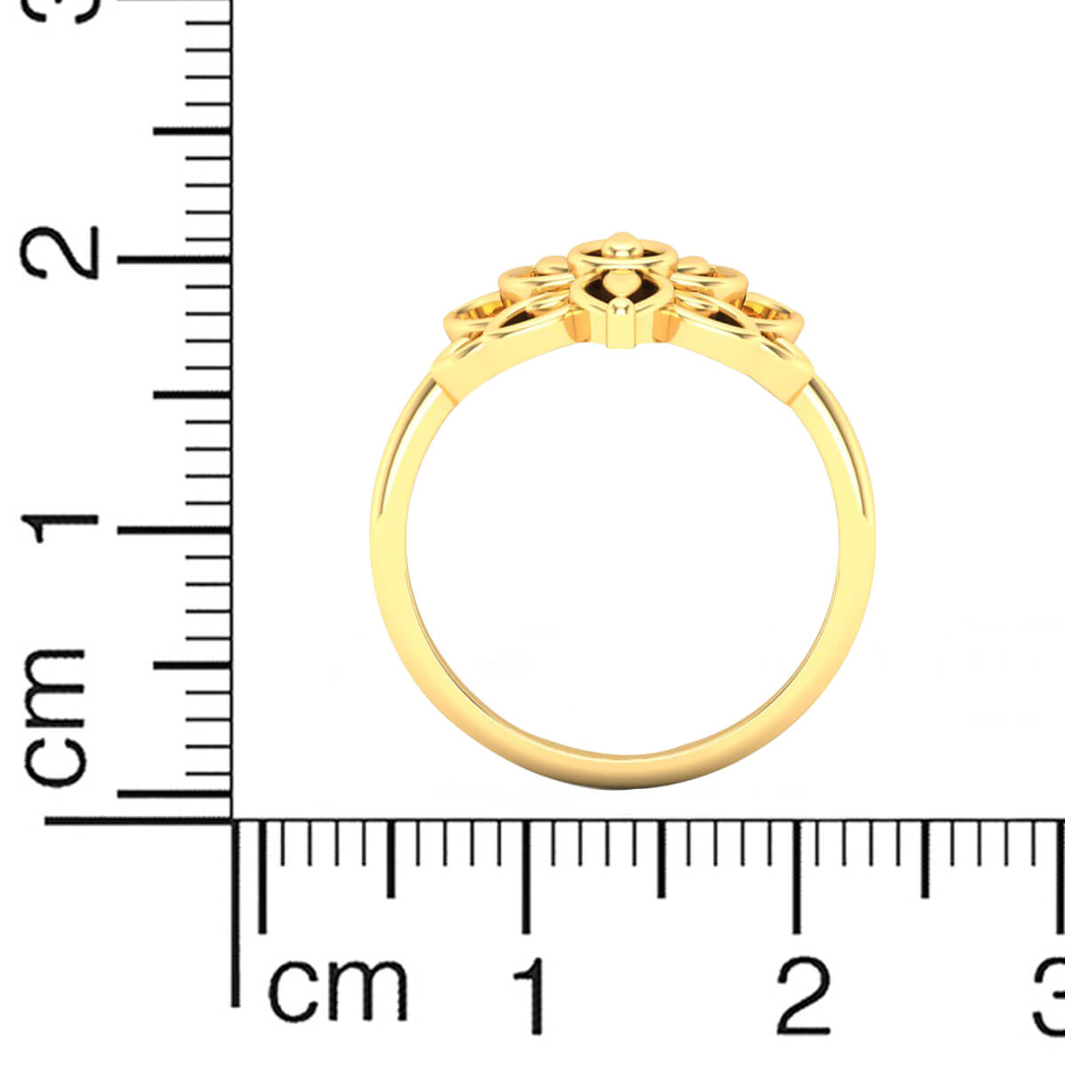 Enchanting Charm Gold Ring for Women