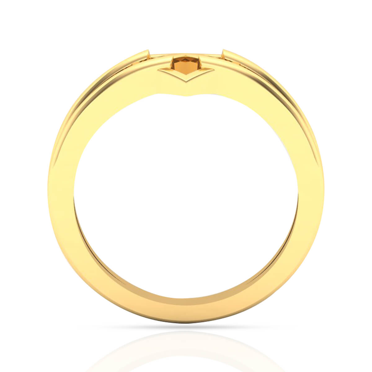 Sophisticated Shine Gold Ring for Women