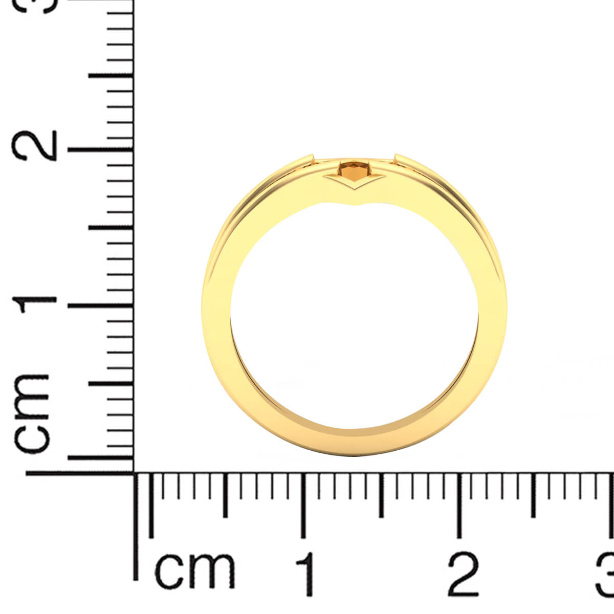 Sophisticated Shine Gold Ring for Women