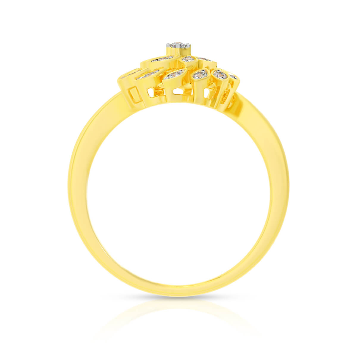 14K Enchanting Blossom Gold Women Ring