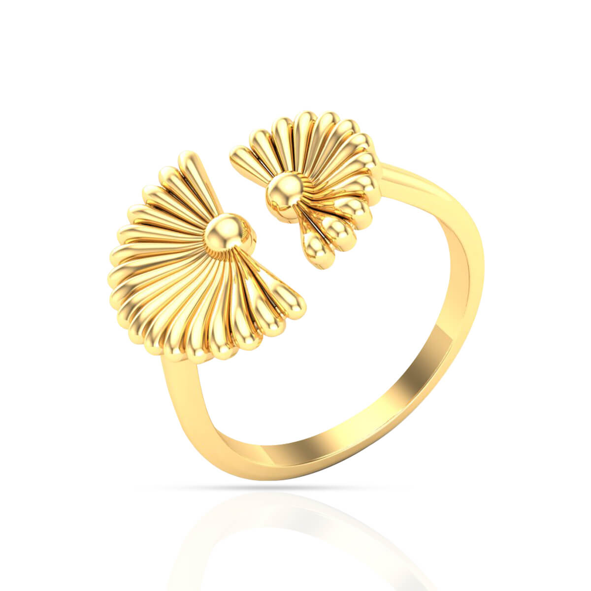 Gleaming Elegance Gold Women Ring