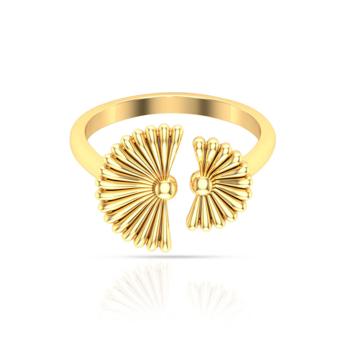 Gleaming Elegance Gold Women Ring