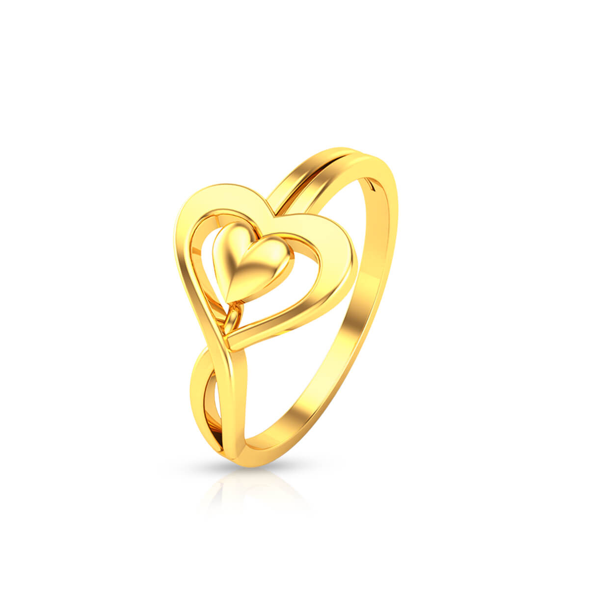 Blooming Hearts 14K Gold Ring