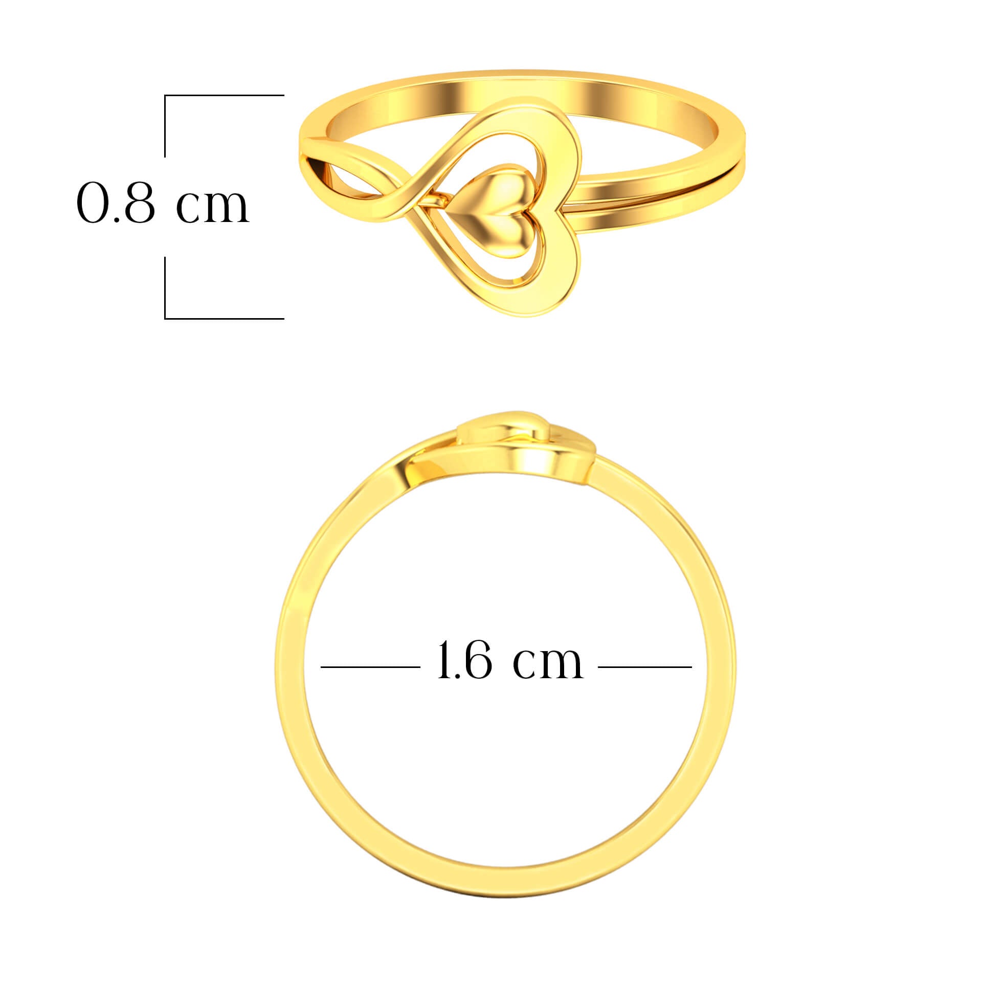 Blooming Hearts 14K Gold Ring