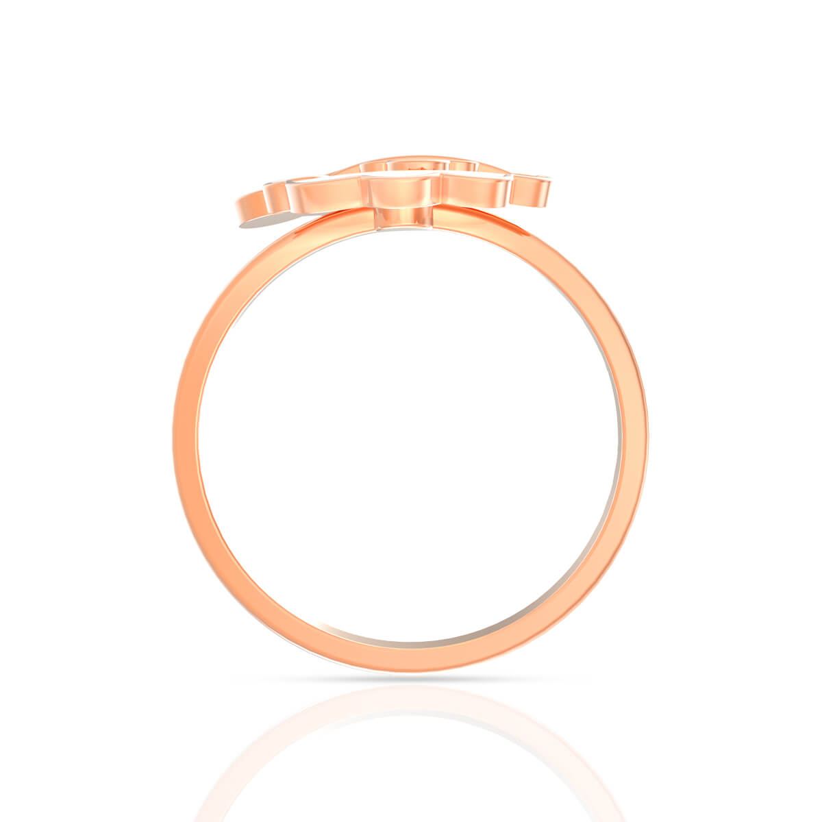 Cute Santa Clause Gold Kids Ring