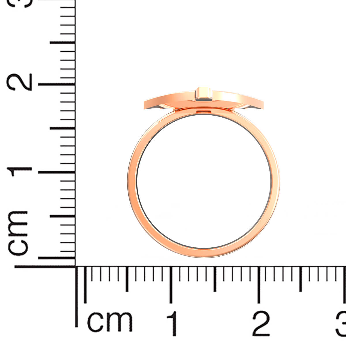 Cute Christmas Tree Gold Kids Ring
